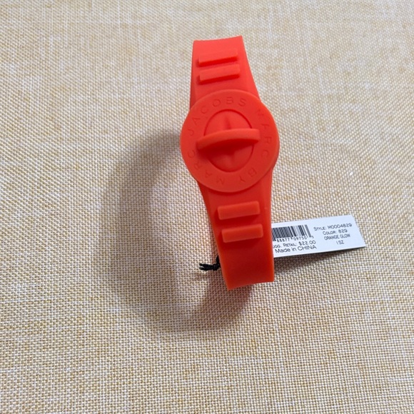 Marc By Marc Jacobs Jewelry - Marc Jacobs Bold Orange Wristband